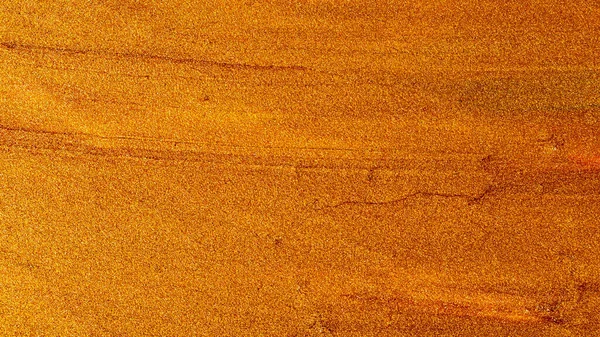 Золотой Фон Масляных Мазков Поверхность Коричнево Оранжевых Блестящих Красок Золотая — стоковое фото
