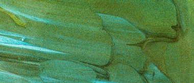 Yeşil parıltı yüzeyi. Parlak yağlı boya fırça darbeleriyle arka plan. Yeşil gözlüklü ışıl ışıl bir doku. Dünya rengi