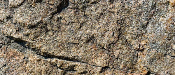 Granitfelsen Rissige Granitoberfläche Durch Verwitterung Nahaufnahme Der Steinoberfläche Erdfarbkonzept — Stockfoto