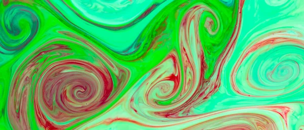 Psychedelic Fluid Art Background Multicolored Stains Liquid Surface Creative Background — Stock Photo, Image