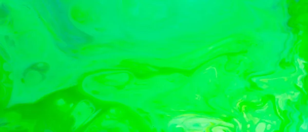 Fluid Art Background Green Color Green Turquoise Stains Liquid Creative — Stock Photo, Image