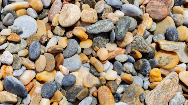 Sea Stone Pebble Background Abstract Nature Background Pebble Stones Full — Stock Photo, Image