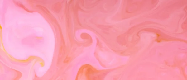 Pink Coral Color Background Fluid Art Texture Pastel Colors Pink — Fotografia de Stock