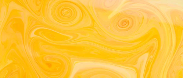 Ρευστή Τέχνη Αφηρημένο Χρυσό Πορτοκαλί Φόντο Κίτρινο Και Πορτοκαλί Χρώμα — Φωτογραφία Αρχείου