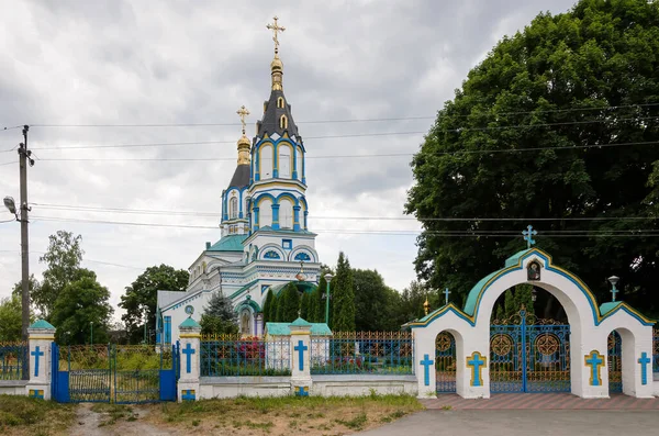 Igreja Ortodoxa Elijah Zona Exclusão Chernobyl Ucrânia Foto Alta Qualidade — Fotografia de Stock