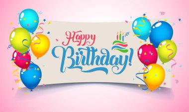 mutlu doğum günü balonları 