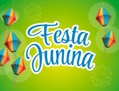 Müzikal festal jinnia renkli tasarım