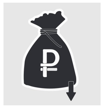 Rusya ulusal bayrak vektör tasarımı