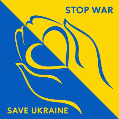 Ukrayna ulusal bayrak vektör tasarımı