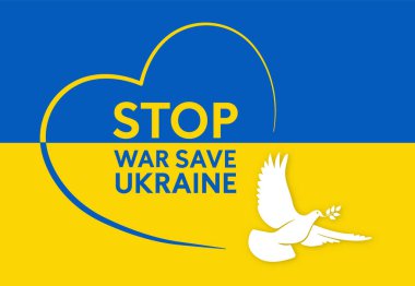 Ukrayna ulusal bayrak vektör tasarımı