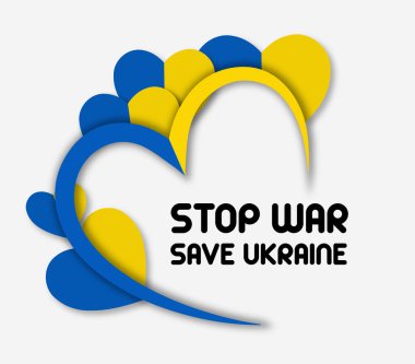 Ukrayna ulusal bayrak vektör tasarımı