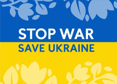 Ukrayna ulusal bayrak vektör tasarımı