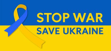 Ukrayna ulusal bayrak vektör tasarımı