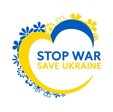 Ukrayna ulusal bayrak vektör tasarımı