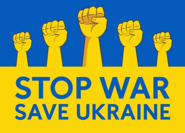 Ukrayna ulusal bayrak vektör tasarımı