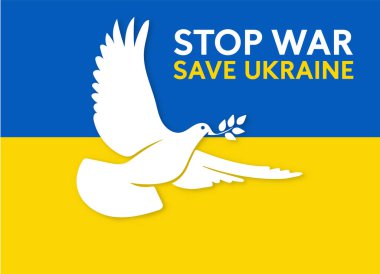 Ukrayna ulusal bayrak vektör tasarımı