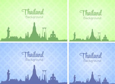 Bangkok Tayland amblem amblemi pankartı