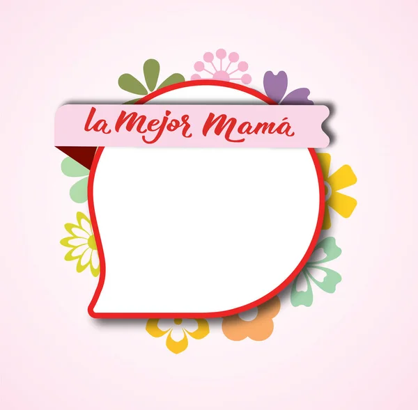 Mothers Day Spain — Stock Vector