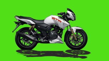 motor yeşil ekran ağır bisiklet yeşil ekran inek ustası için ve sonra efekt ve prömiyer pro