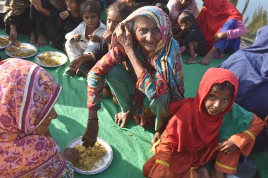 Yıkıcı seller Pakistan 'ın kırsal bölgelerindeki tüm alanları ve tarımı tahrip etti. 