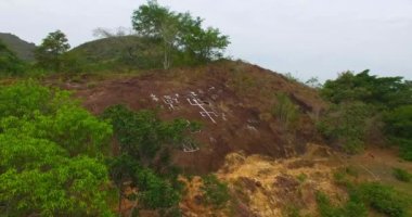 Valle de San Juan - Tolima Kolombiya - City Place Sky Peyzaj Mektup Taşı Gürültüsüz Seçici Odak