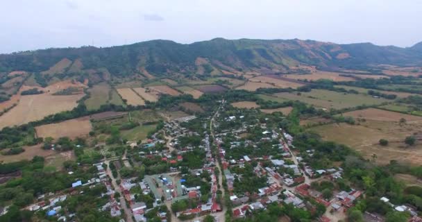 Valle San Juan Tolima Colômbia Igreja Arroz Cidade Lugar Céu — Vídeo de Stock