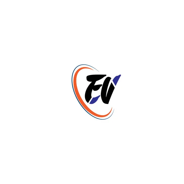 Simple Clean Modern Style Wstępne Litery Logo Wektor — Wektor stockowy