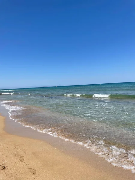 Promenada Plażę Mata Torrivieja — Zdjęcie stockowe