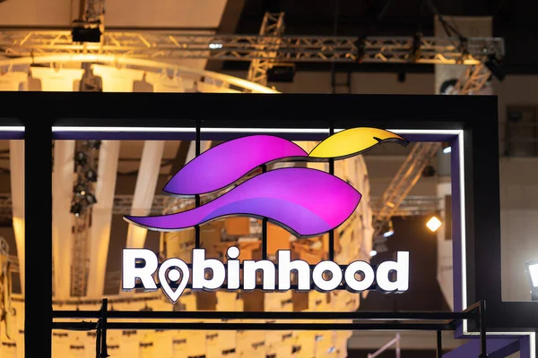 Robinhood Thai Food Delivery App Platform Scb 10X Group Sign — Foto Stock