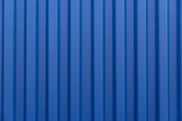 Blue Stripe Stahlblech Für Frachtcontainer Linie Industrie Wand Textur Muster — Stockfoto