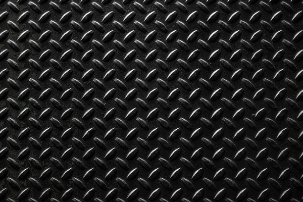 Steel Metal Solid Hard Floor Slip Pattern Grunge Dark Black — Photo