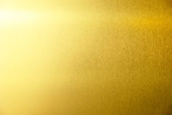 Goldener Pinsel Polierte Stahlwand Luxus Textur Abstrakt Für Hintergrund — Stockfoto