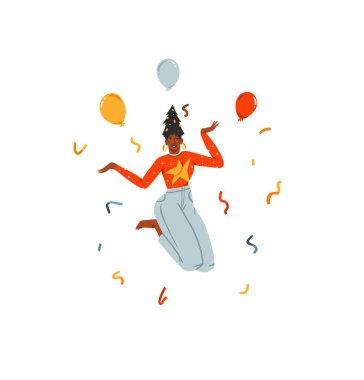 El çizimi vektör soyut mutlu noeller ve mutlu noeller Xmas ağaçlı kadın illüstrasyonu. İnsanların kart setini kutluyoruz. Mutlu noeller insan kartı tasarımları. Bayram sanat koleksiyonu.