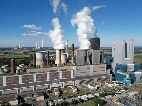 Elektrárna Lignite Fired Niederaussem — Stock fotografie