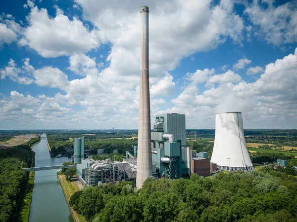 Kolen Gestookte Elektriciteitscentrale Bergkamen — Stockfoto
