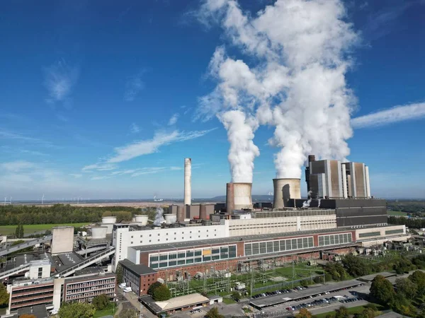 Lignittüzelésű Erőmű Eschweiler — Stock Fotó