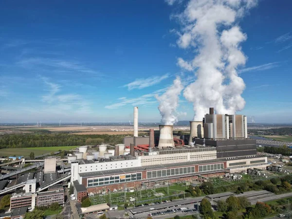 Vuurgestookte Elektriciteitscentrale Eschweiler — Stockfoto