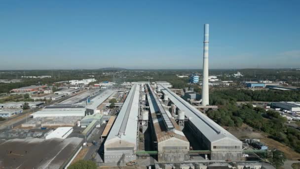 Aluminiumfabriek Essen — Stockvideo