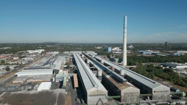 Planta Aluminio Ciudad Essen — Vídeo de stock