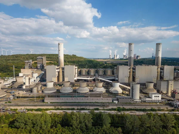 Centrale Électrique Désaffectée Lignite Grevenbroich Était Une Des Grandes Centrales — Photo
