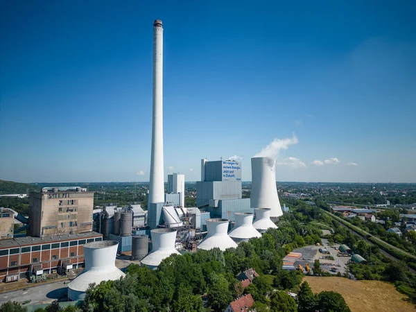 Herne Kombinált Villamosenergia Erőmű Chp Beépített Kapacitása 511 Megawatt Elektromos — Stock Fotó