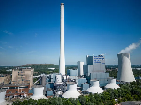 Herne Kombinált Villamosenergia Erőmű Chp Beépített Kapacitása 511 Megawatt Elektromos — Stock Fotó