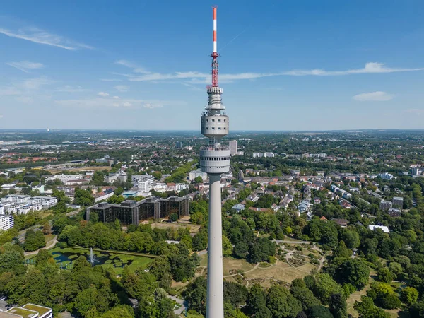 Torre Televisión Florian Turm Hito Ciudad Dortmund Torre Observación Televisión — Foto de Stock