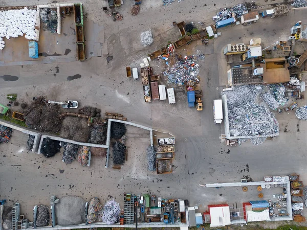 Tsr Tsr Recycling 유럽에서 쓰레기와 금속을 재활용하는 기업이다 회사는 대규모 — 스톡 사진