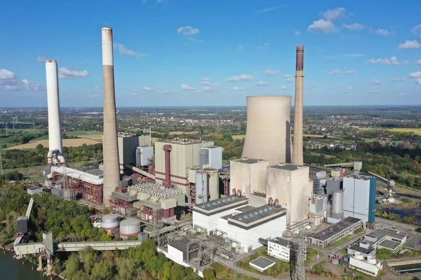 Decommissioned Coal Fired Power Plant Voerde Power Station Has Been — Stock Photo, Image