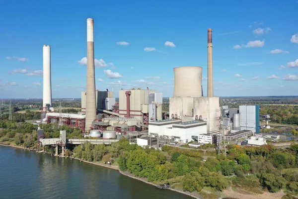 Decommissioned Coal Fired Power Plant Voerde Power Station Has Been — Stock Photo, Image