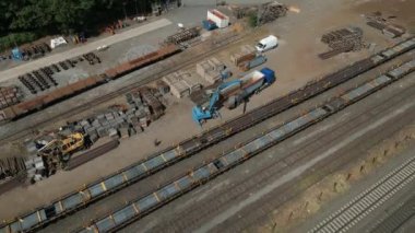 360 metre uzunluğundaki rayların öğütülmesi, değirmenlenmesi ve test edilmesi için hizmet merkezi.