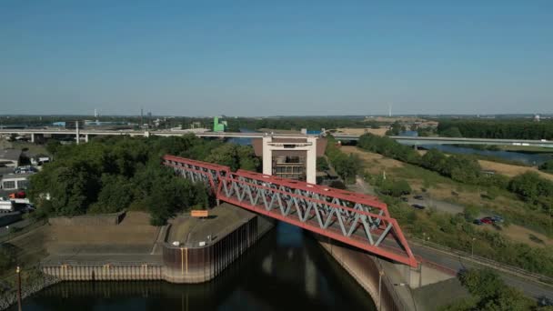 Lås Ruhrområdet Nordrhein Westhalia — Stockvideo