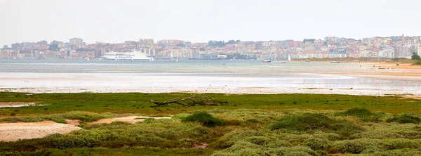 Santander Vista Desde Puerto Somo — Foto de Stock