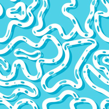 Yukarıdan mavi deniz deseni